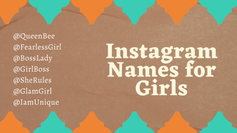 Instagram Names for Girls